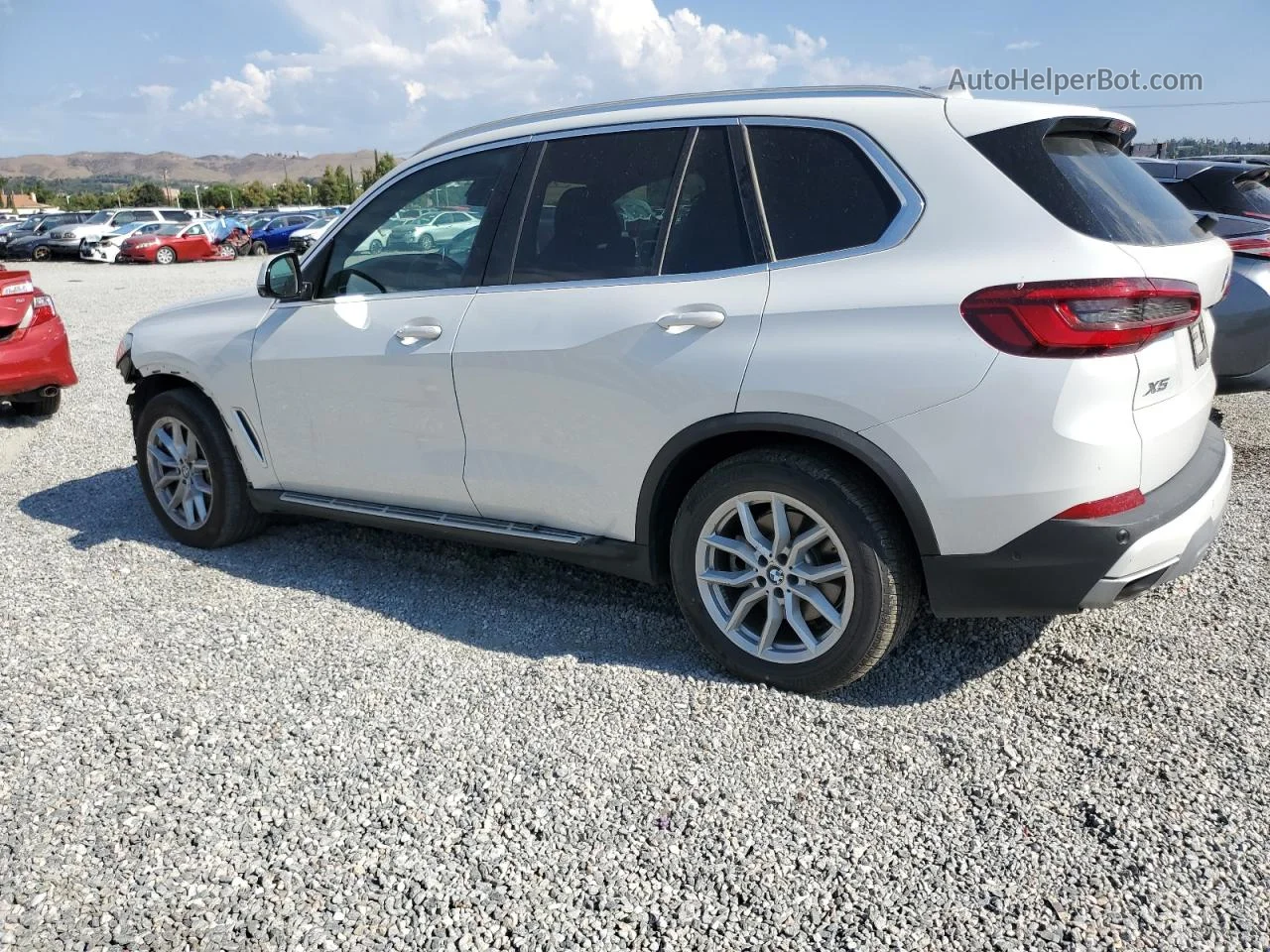 2020 Bmw X5 Sdrive 40i White vin: 5UXCR4C05L9B99571