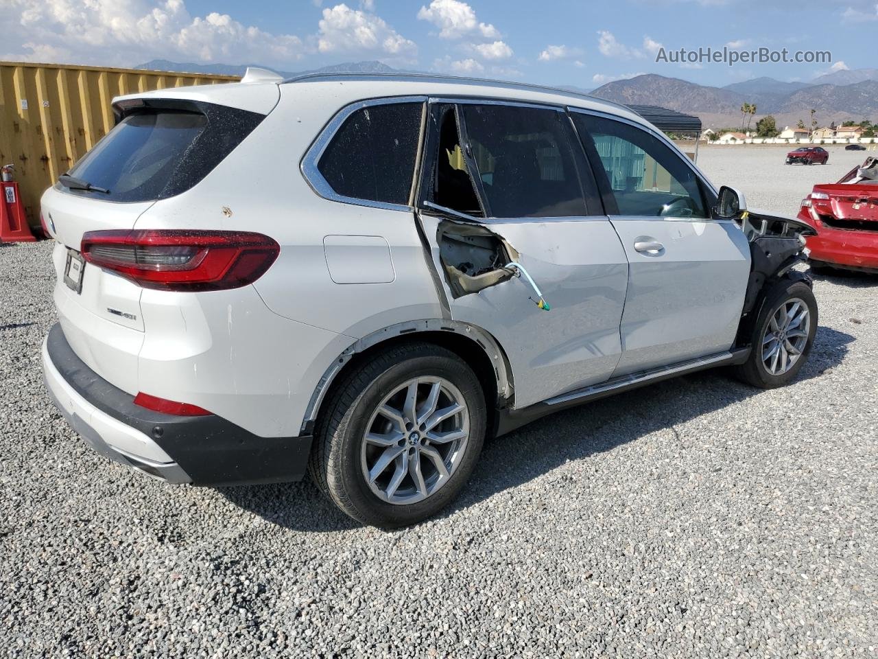 2020 Bmw X5 Sdrive 40i White vin: 5UXCR4C05L9B99571