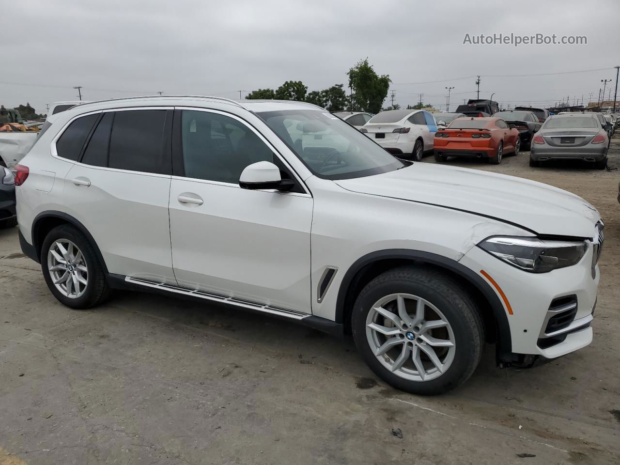 2020 Bmw X5 Sdrive 40i White vin: 5UXCR4C05L9B99571