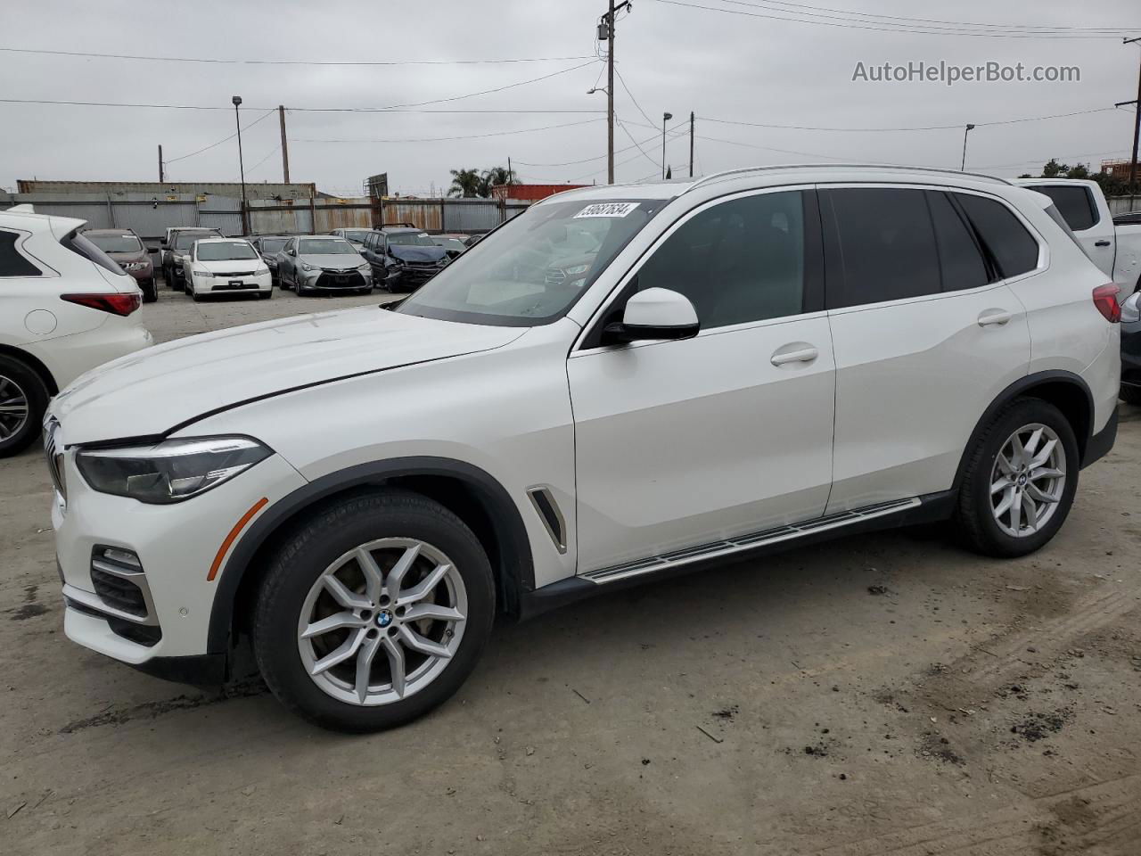 2020 Bmw X5 Sdrive 40i White vin: 5UXCR4C05L9B99571