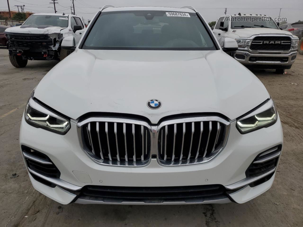 2020 Bmw X5 Sdrive 40i White vin: 5UXCR4C05L9B99571