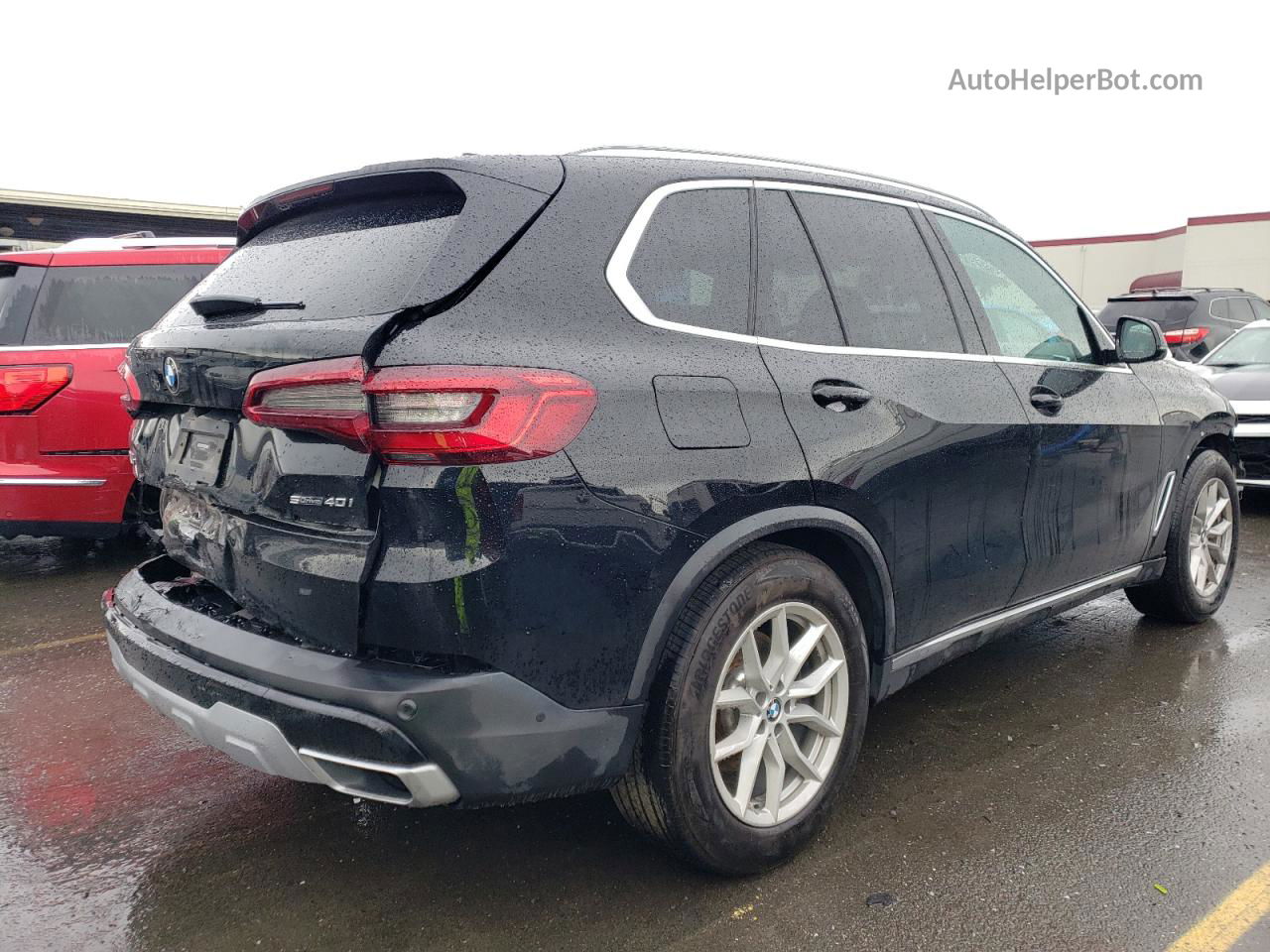 2020 Bmw X5 Sdrive 40i Черный vin: 5UXCR4C05L9C03361