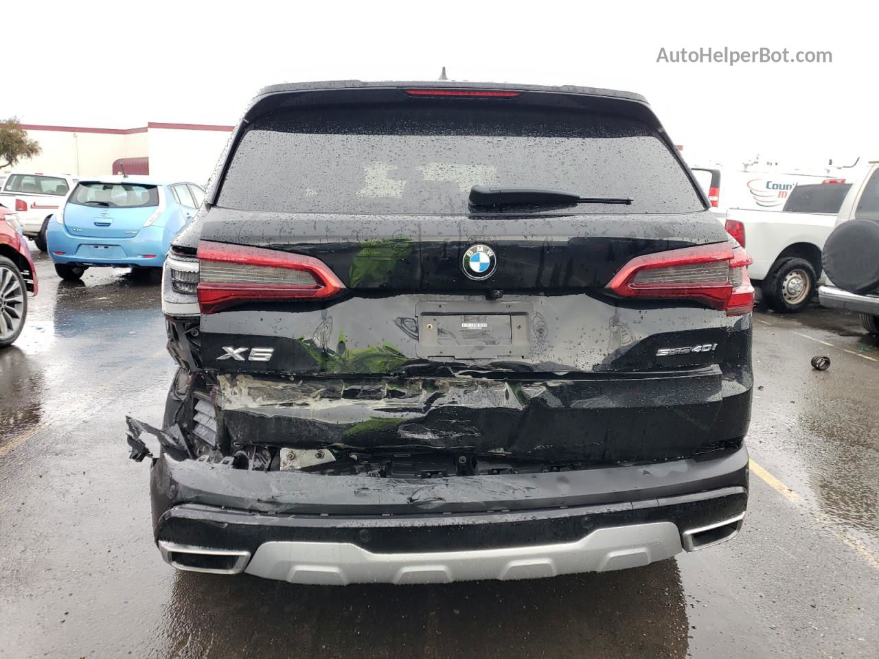 2020 Bmw X5 Sdrive 40i Black vin: 5UXCR4C05L9C03361