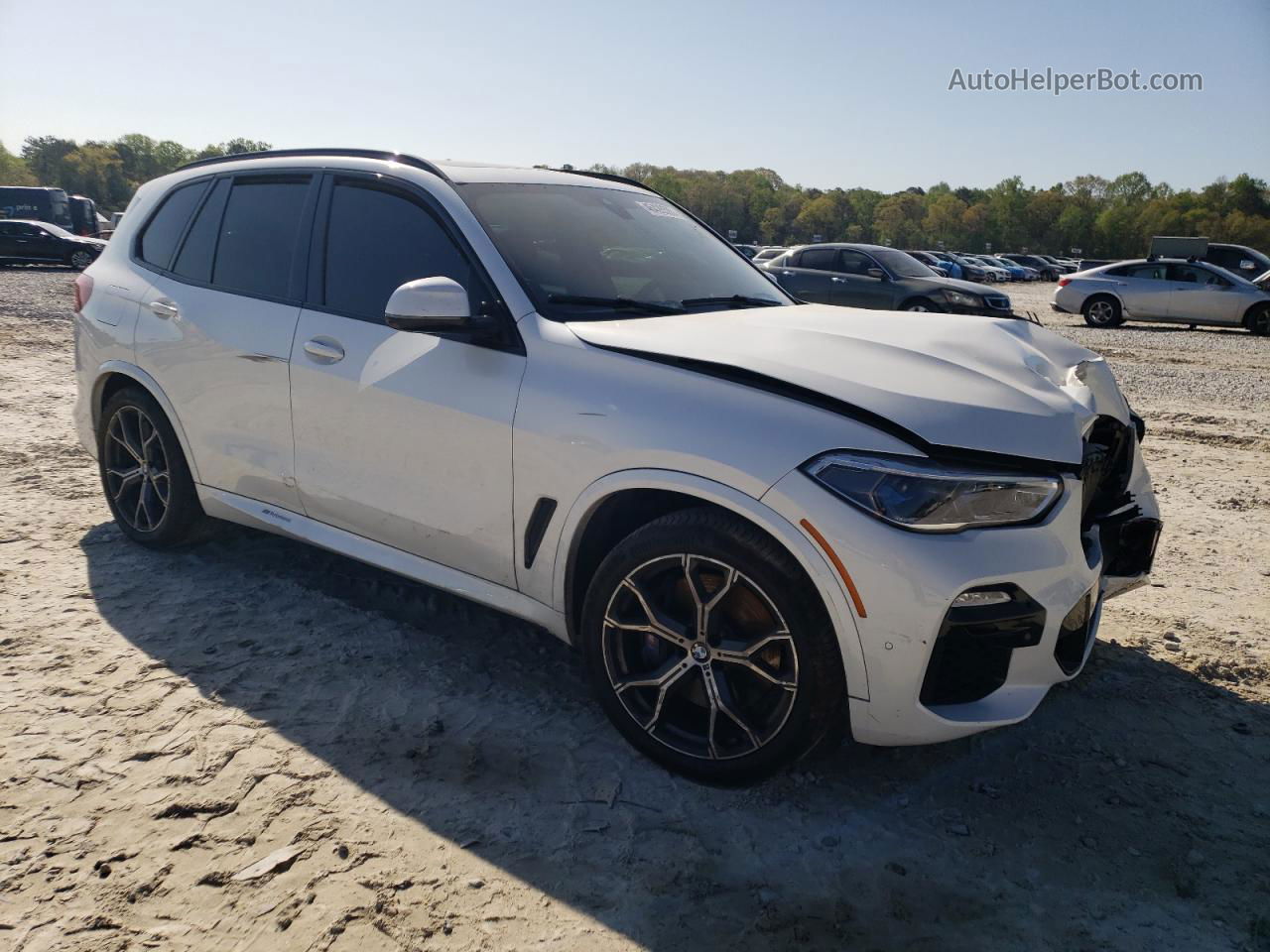 2020 Bmw X5 Sdrive 40i White vin: 5UXCR4C05L9D01600