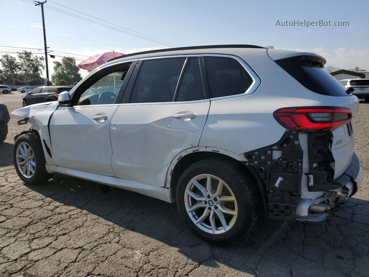 2020 Bmw X5 Sdrive 40i Белый vin: 5UXCR4C05LLT18915