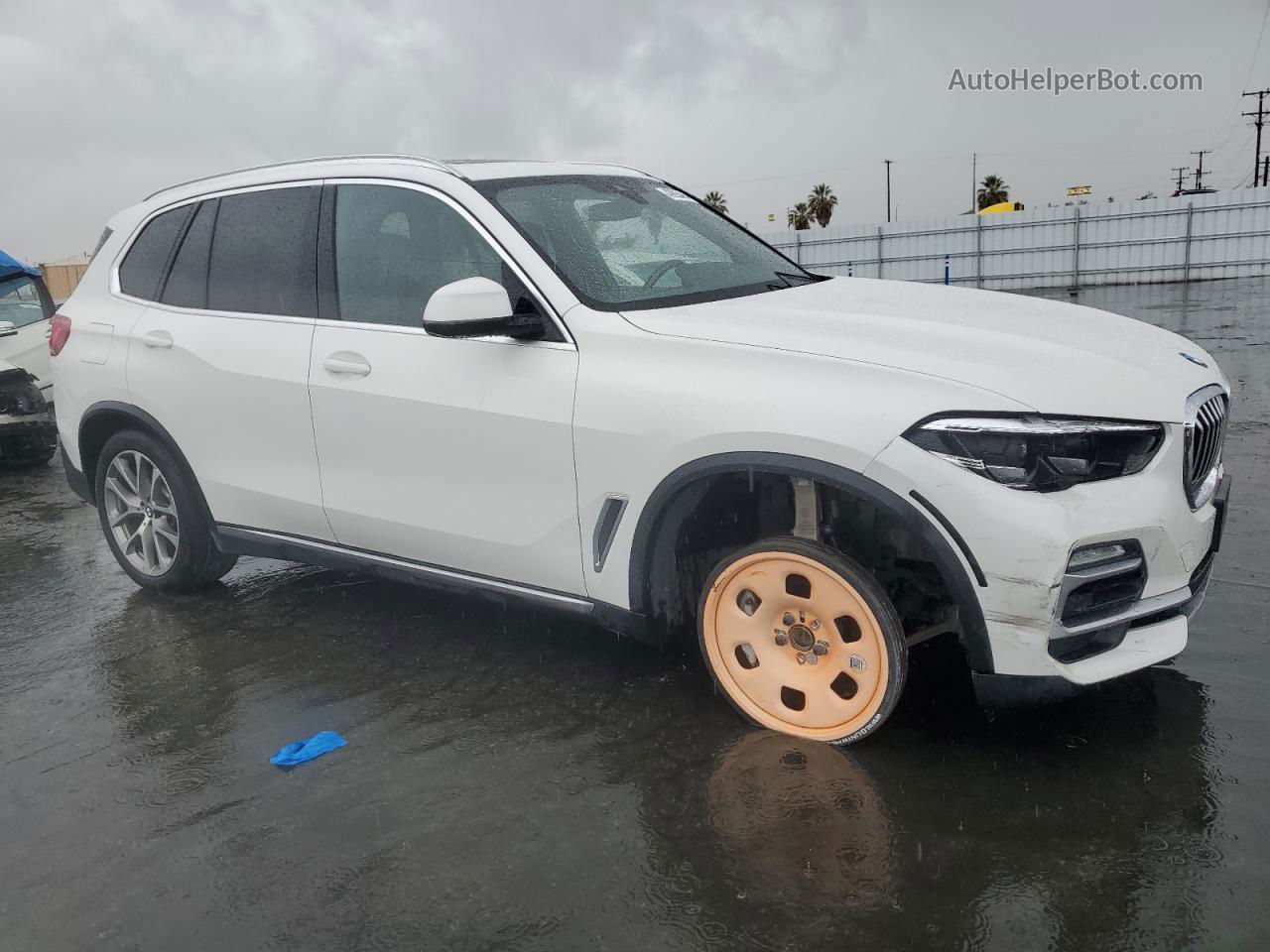 2020 Bmw X5 Sdrive 40i White vin: 5UXCR4C06L9C02719