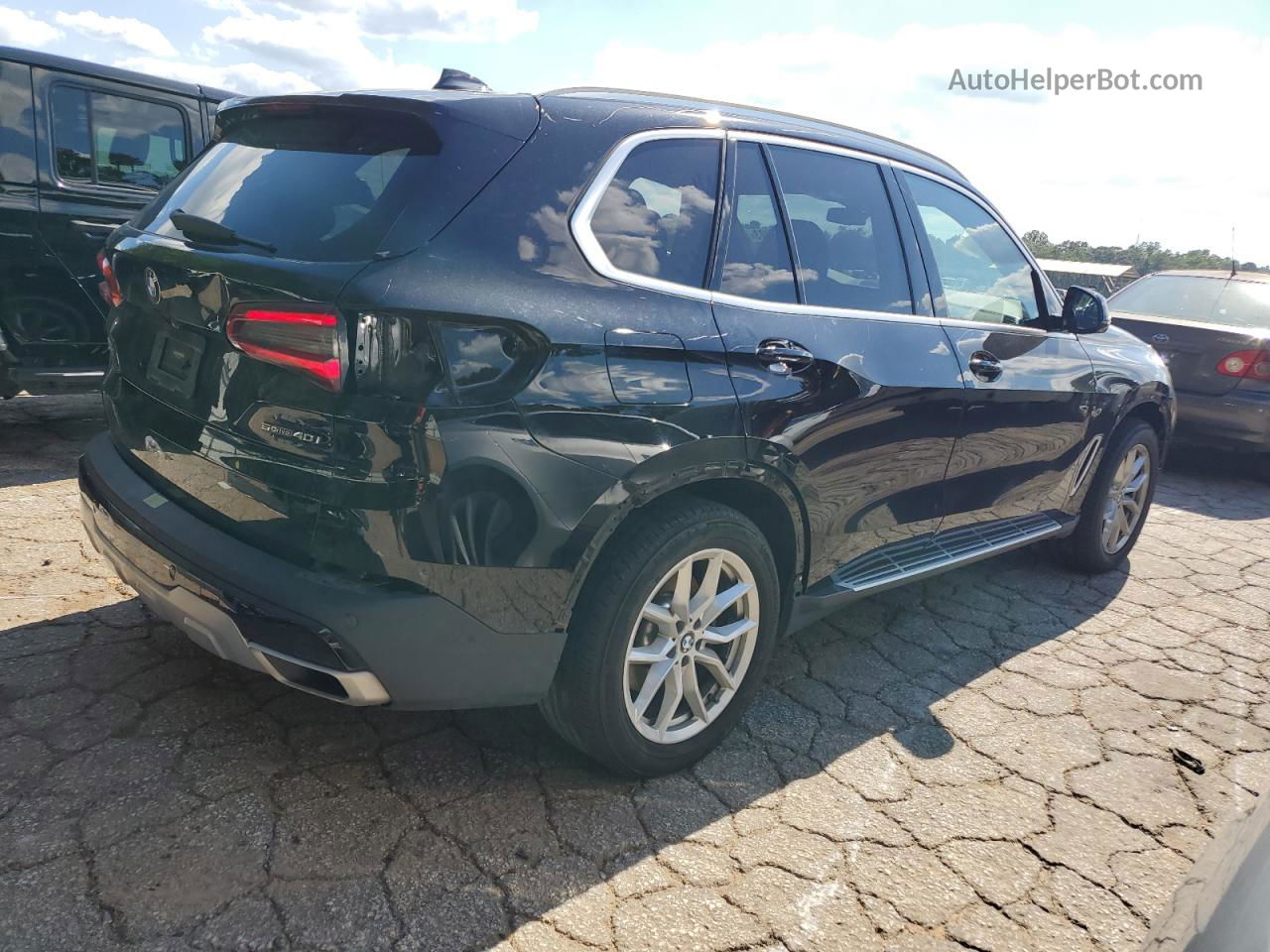 2020 Bmw X5 Sdrive 40i Black vin: 5UXCR4C06L9C03482