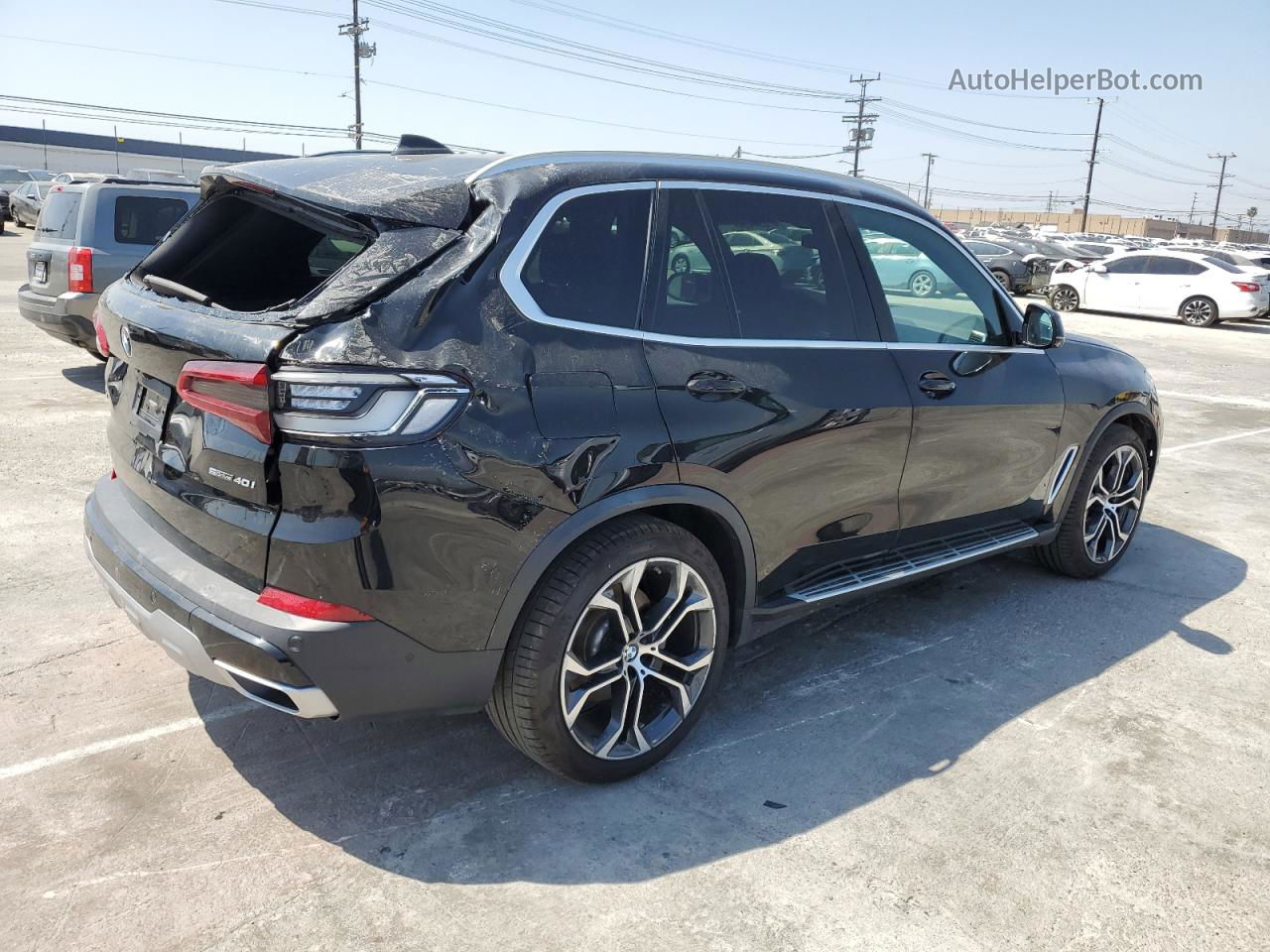 2020 Bmw X5 Sdrive 40i Black vin: 5UXCR4C06LLW64570