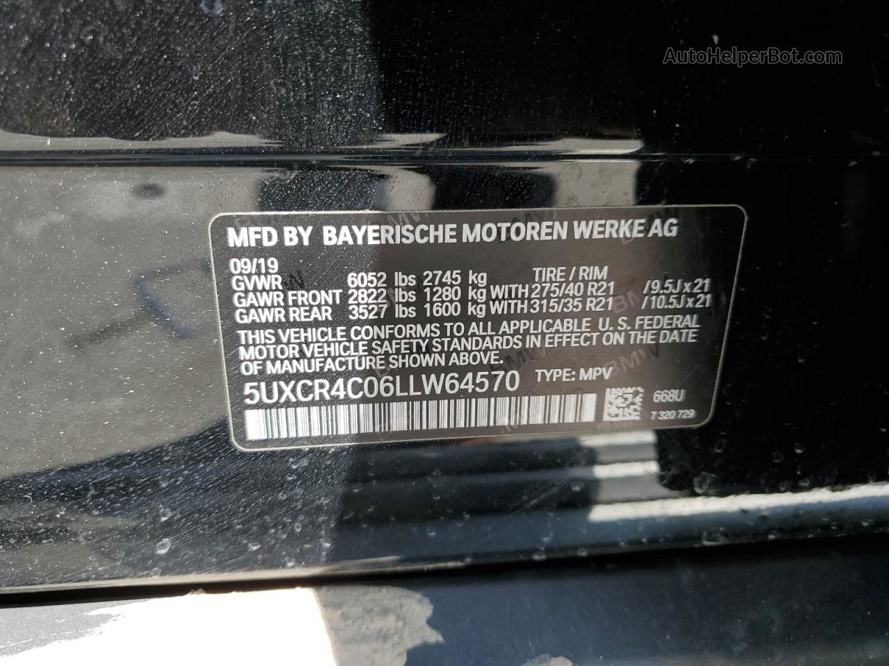 2020 Bmw X5 Sdrive 40i Black vin: 5UXCR4C06LLW64570