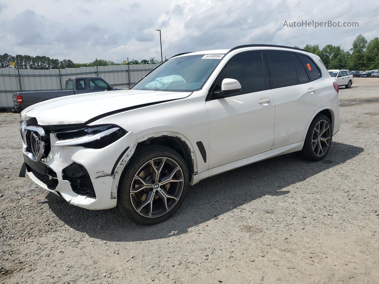 2020 Bmw X5 Sdrive 40i White vin: 5UXCR4C09L9B06874