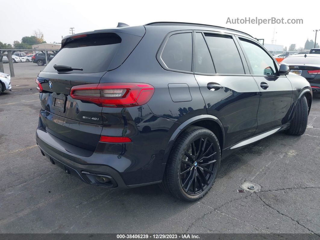 2020 Bmw X5 Sdrive40i Dark Blue vin: 5UXCR4C09L9B32357