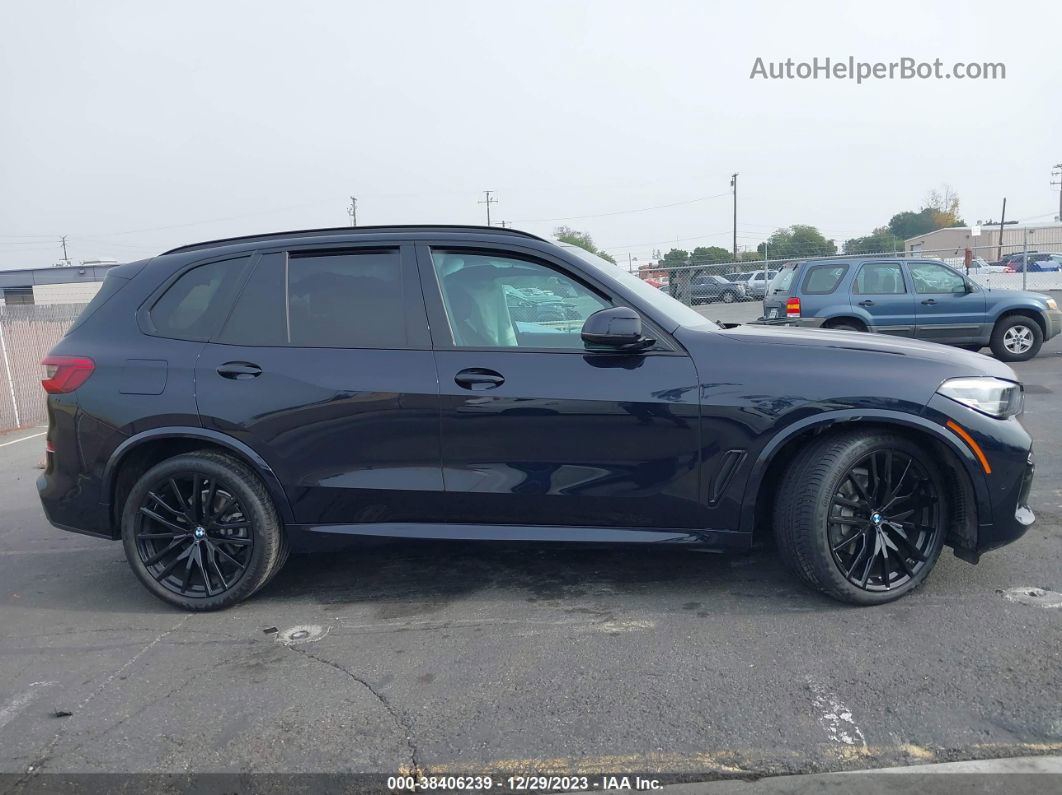 2020 Bmw X5 Sdrive40i Dark Blue vin: 5UXCR4C09L9B32357