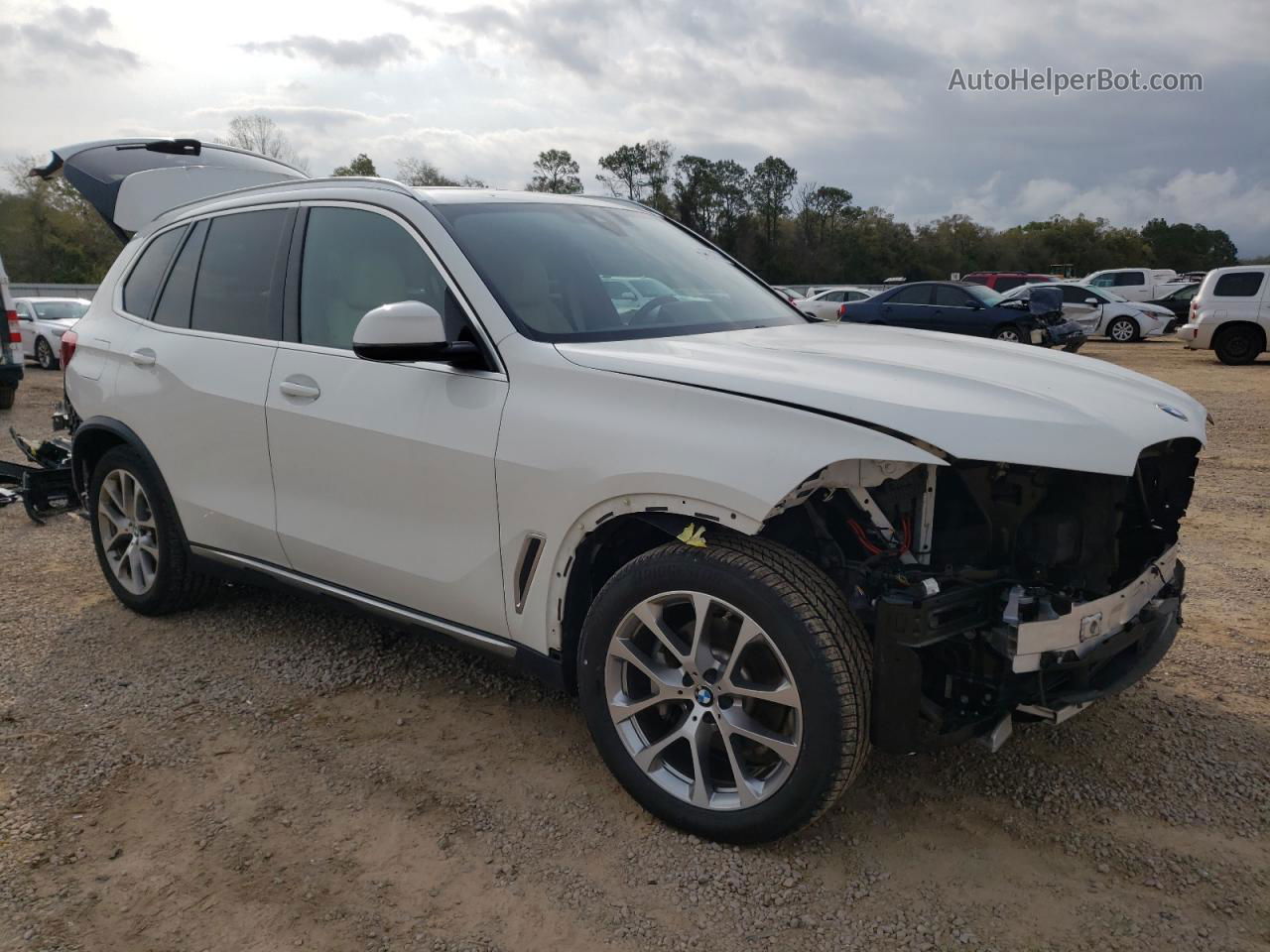 2020 Bmw X5 Sdrive 40i White vin: 5UXCR4C09L9B43312