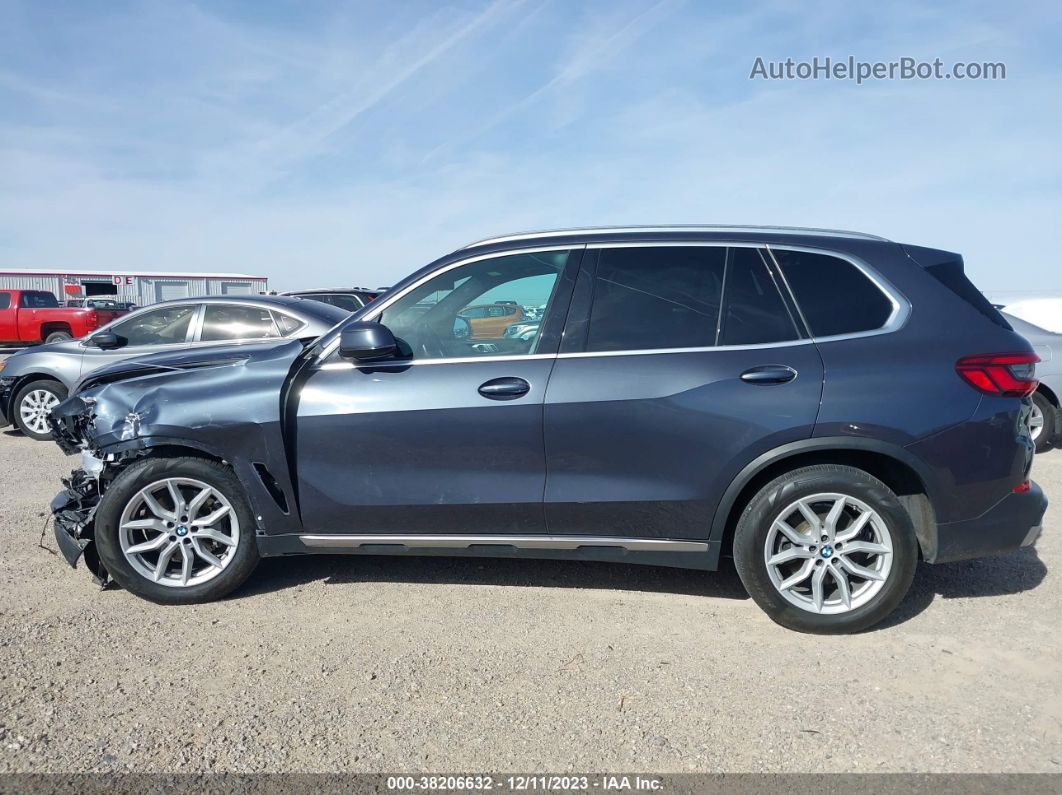 2020 Bmw X5 Sdrive40i Blue vin: 5UXCR4C09LLT18769