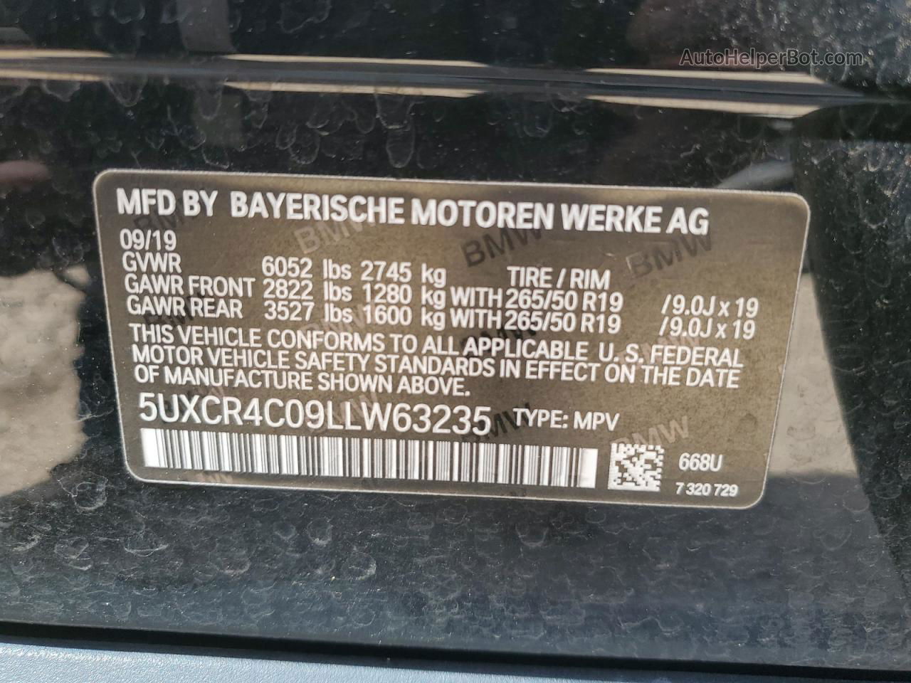 2020 Bmw X5 Sdrive 40i Black vin: 5UXCR4C09LLW63235