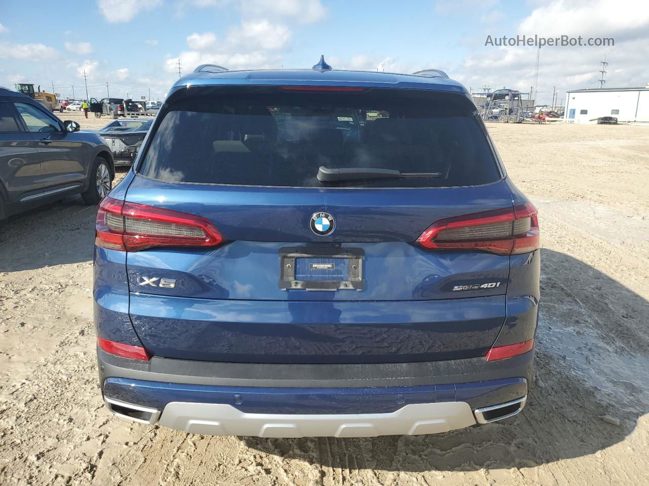 2020 Bmw X5 Sdrive 40i Blue vin: 5UXCR4C0XLLE30953