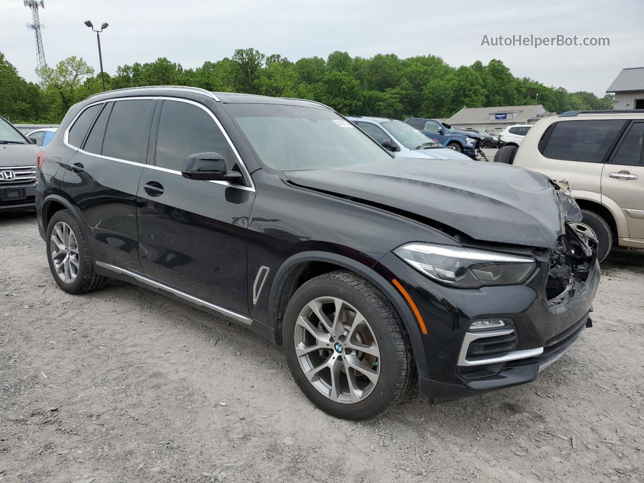 2020 Bmw X5 Xdrive40i Black vin: 5UXCR6C00L9B13689