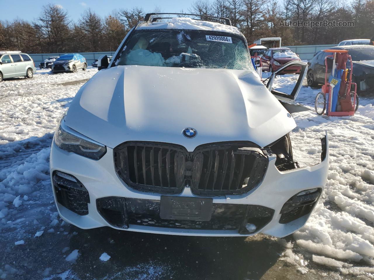 2020 Bmw X5 Xdrive40i White vin: 5UXCR6C00L9B56980