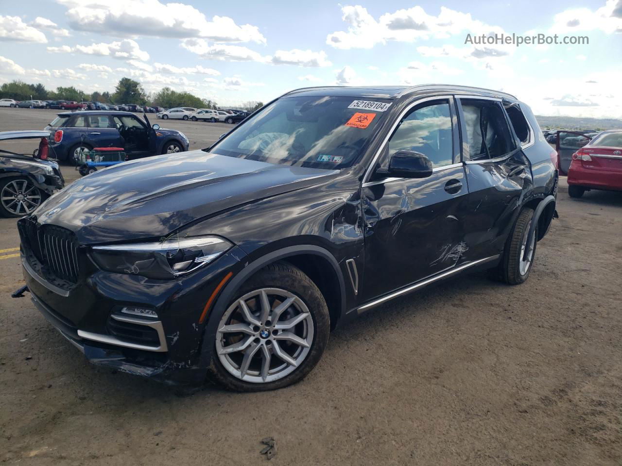 2020 Bmw X5 Xdrive40i Black vin: 5UXCR6C00L9B79594