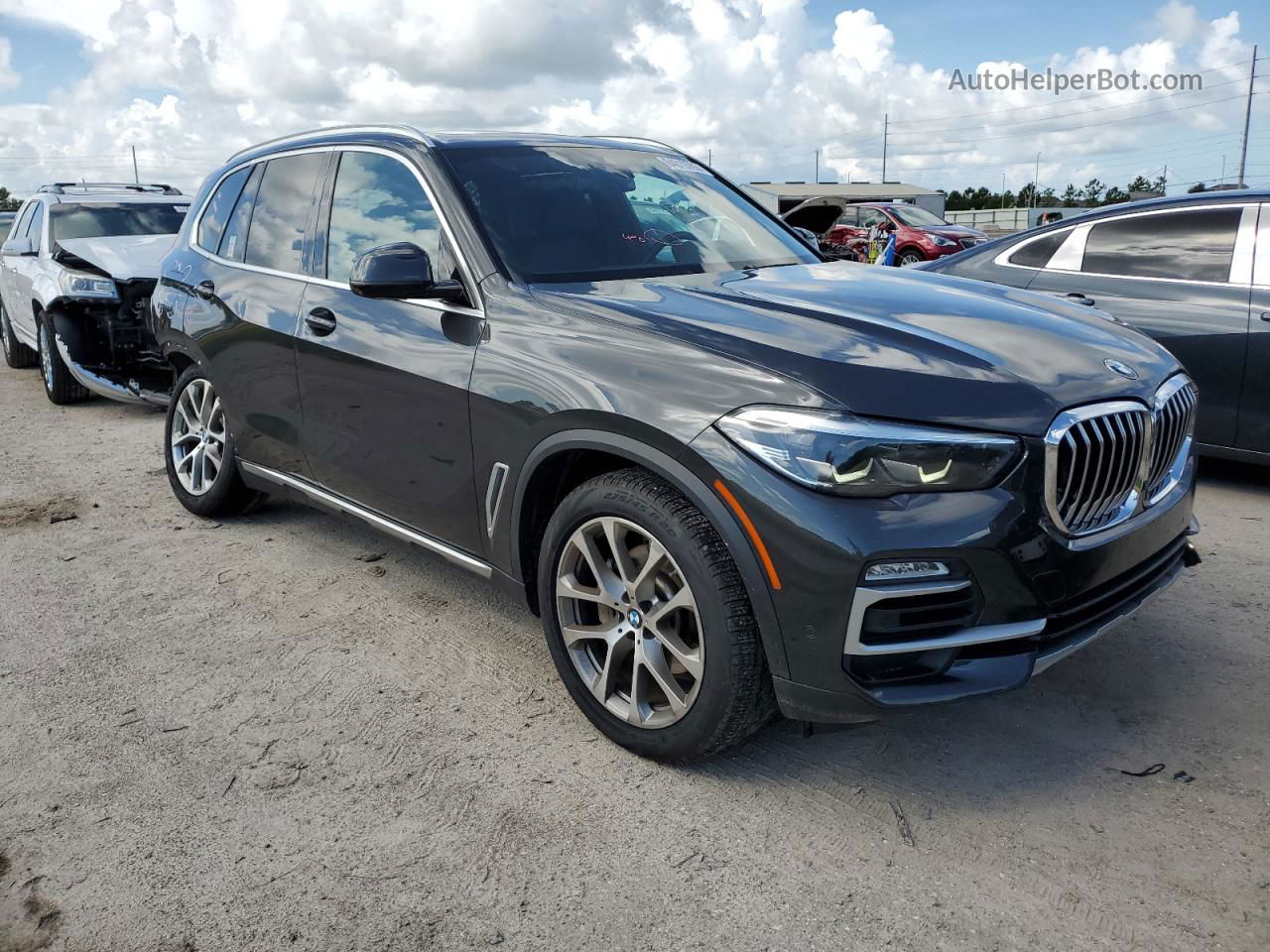 2020 Bmw X5 Xdrive40i Gray vin: 5UXCR6C00LLL76247