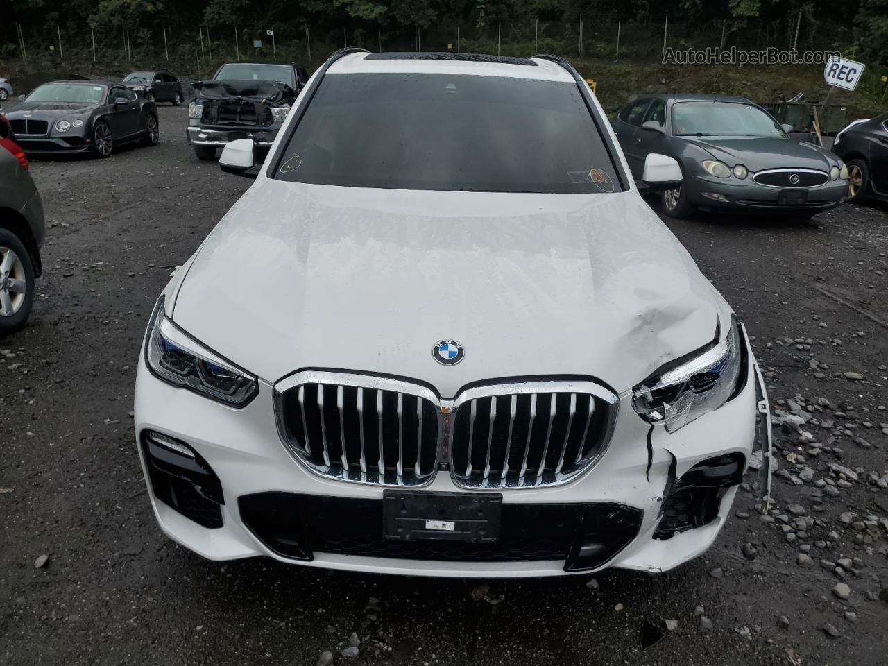 2020 Bmw X5 Xdrive40i White vin: 5UXCR6C01L9C05894