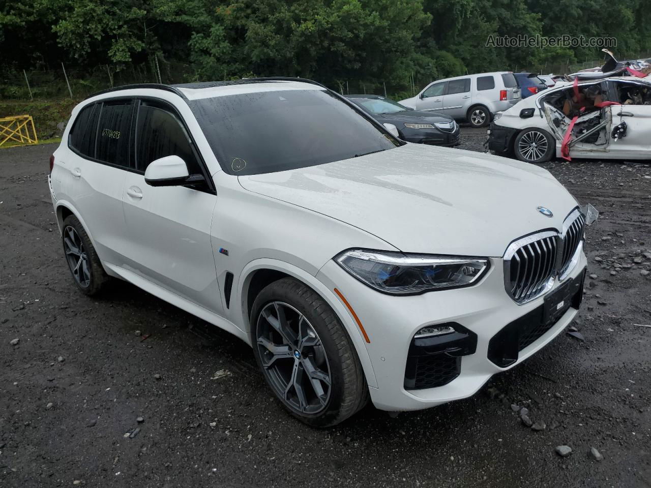 2020 Bmw X5 Xdrive40i White vin: 5UXCR6C01L9C05894