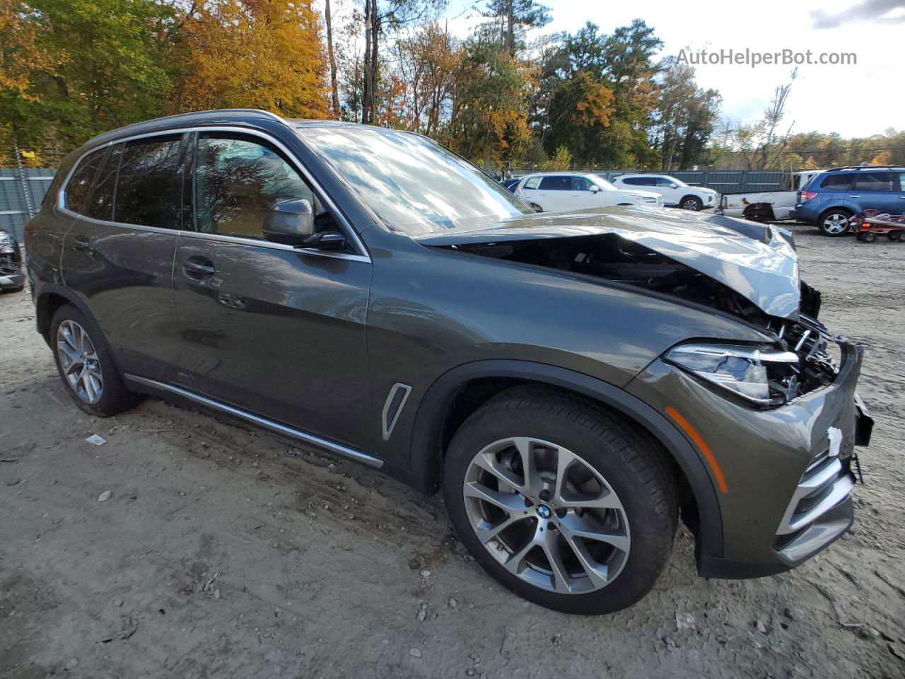 2020 Bmw X5 Xdrive40i Зеленый vin: 5UXCR6C01L9C37342