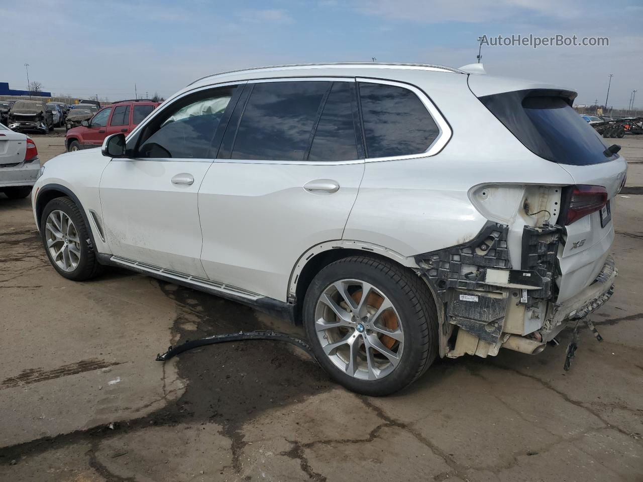 2020 Bmw X5 Xdrive40i White vin: 5UXCR6C01LLL65578