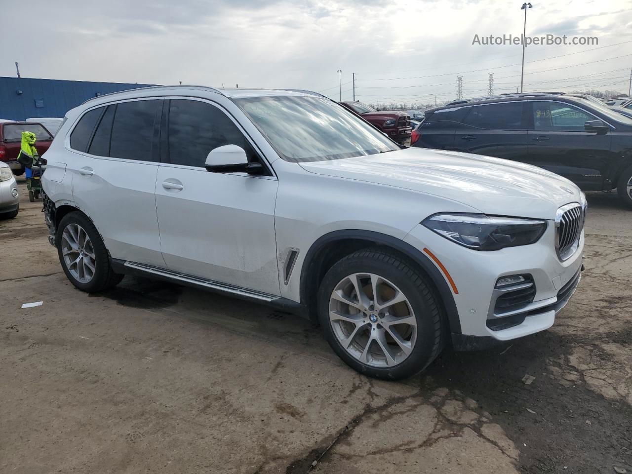 2020 Bmw X5 Xdrive40i White vin: 5UXCR6C01LLL65578