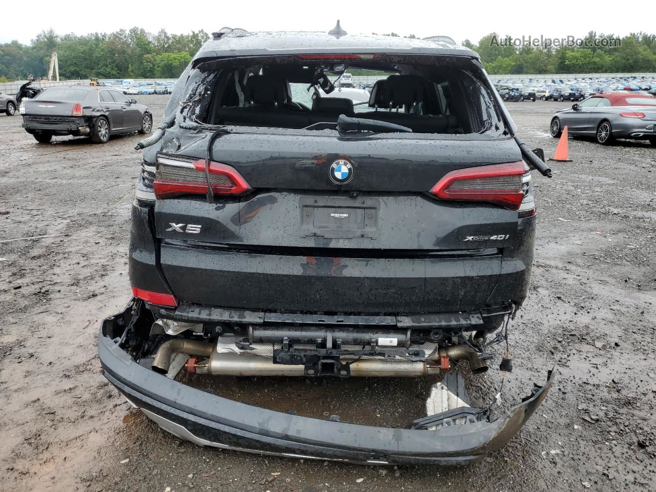 2020 Bmw X5 Xdrive40i Black vin: 5UXCR6C01LLL79982