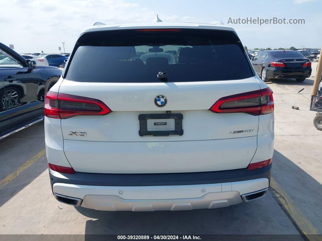 2020 Bmw X5 Xdrive40i White vin: 5UXCR6C02L9B98423