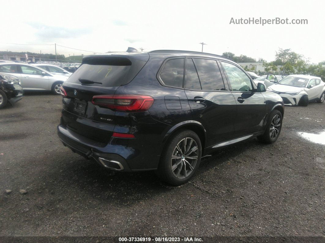 2020 Bmw X5 Xdrive40i Синий vin: 5UXCR6C02L9C00266