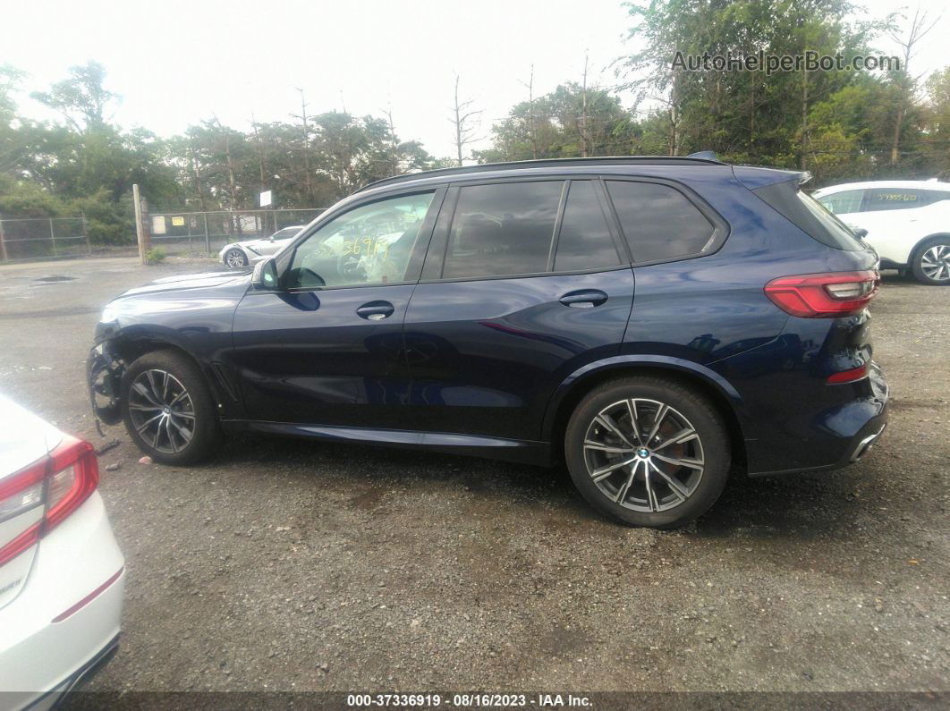 2020 Bmw X5 Xdrive40i Blue vin: 5UXCR6C02L9C00266