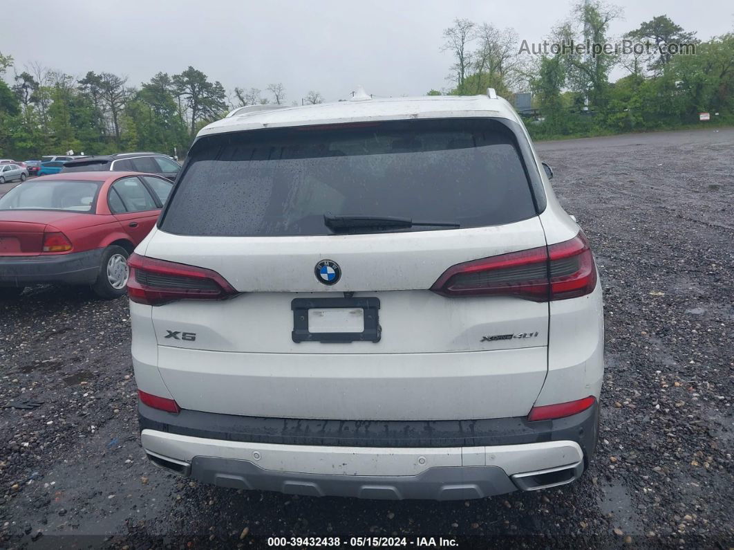 2020 Bmw X5 Xdrive40i White vin: 5UXCR6C02L9C34868