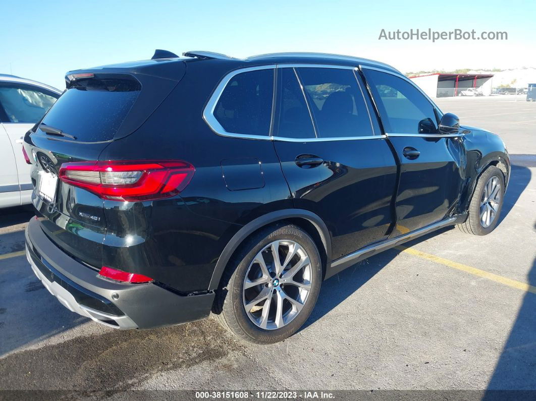 2020 Bmw X5 Xdrive40i Black vin: 5UXCR6C02LLL65279