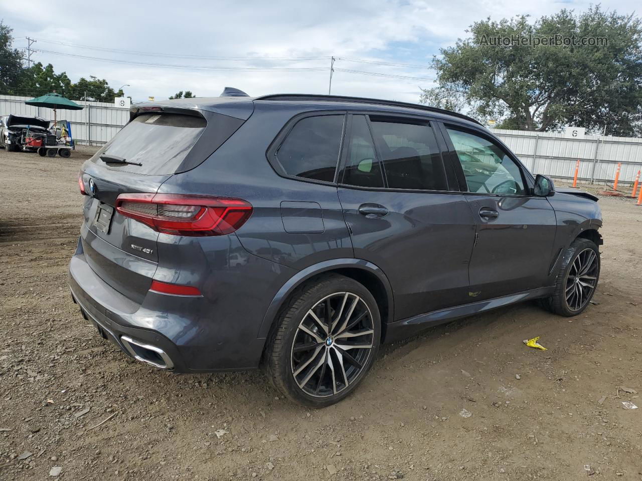 2020 Bmw X5 Xdrive40i Gray vin: 5UXCR6C02LLL75696