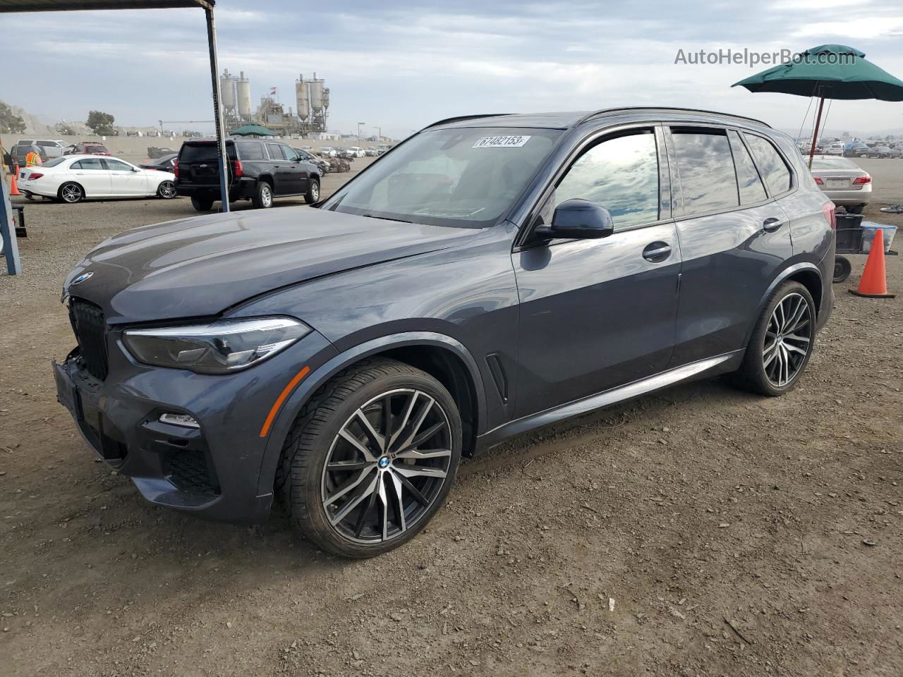 2020 Bmw X5 Xdrive40i Gray vin: 5UXCR6C02LLL75696