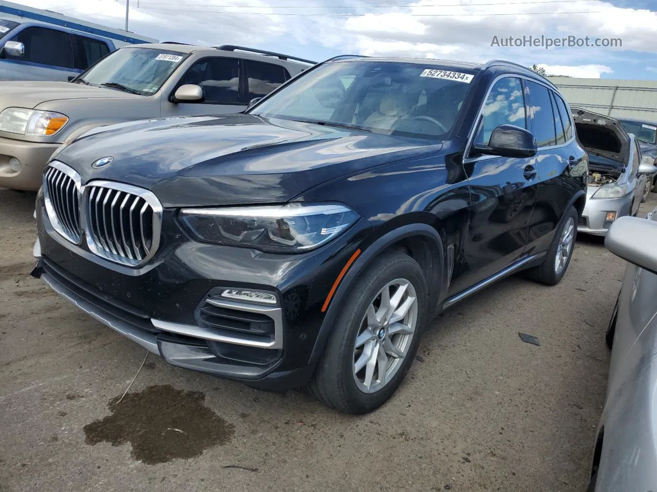 2020 Bmw X5 Xdrive40i Black vin: 5UXCR6C02LLL76797