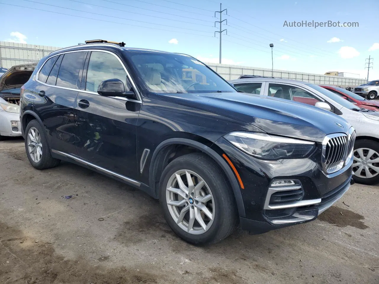 2020 Bmw X5 Xdrive40i Black vin: 5UXCR6C02LLL76797