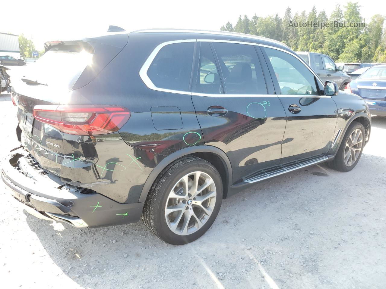 2020 Bmw X5 Xdrive40i Черный vin: 5UXCR6C03L9B40935