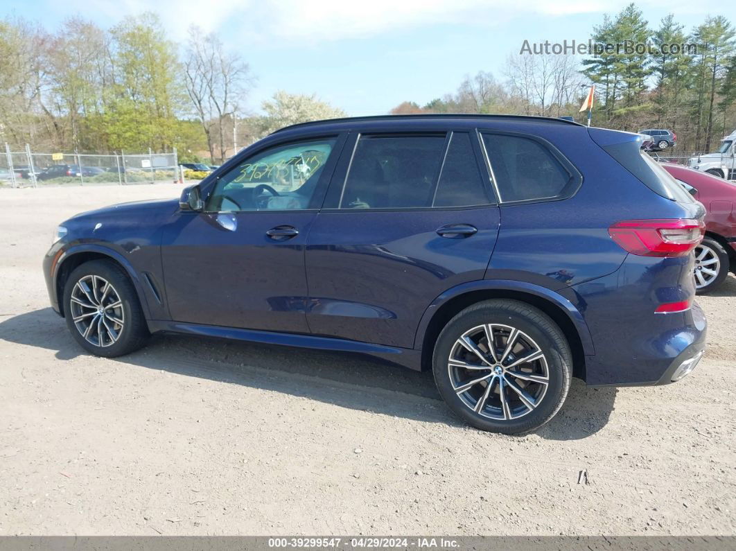 2020 Bmw X5 Xdrive40i Синий vin: 5UXCR6C03LLL65968