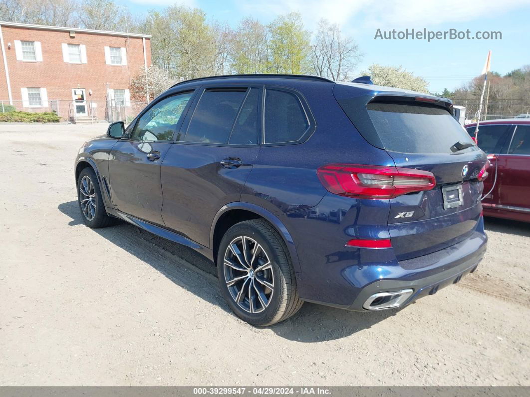 2020 Bmw X5 Xdrive40i Blue vin: 5UXCR6C03LLL65968