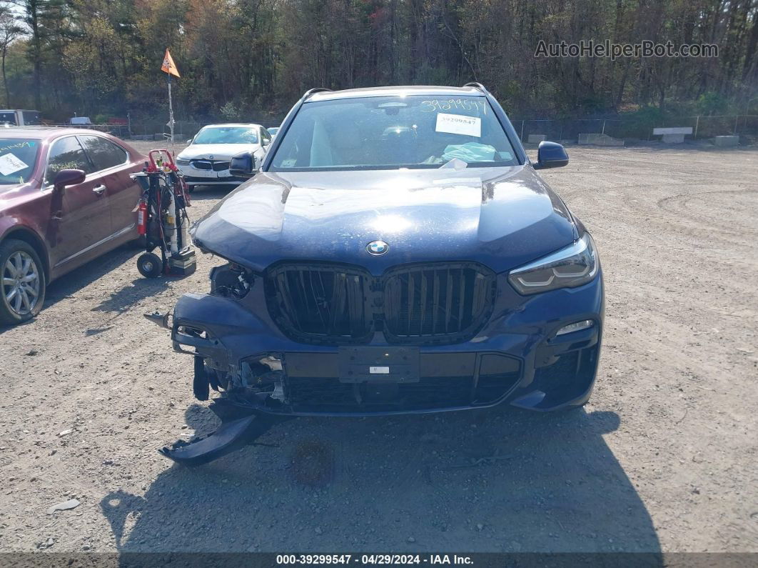 2020 Bmw X5 Xdrive40i Blue vin: 5UXCR6C03LLL65968