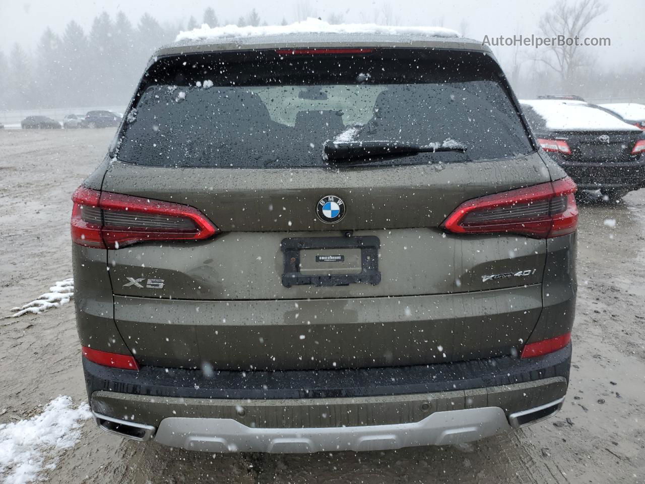 2020 Bmw X5 Xdrive40i Зеленый vin: 5UXCR6C03LLL82527