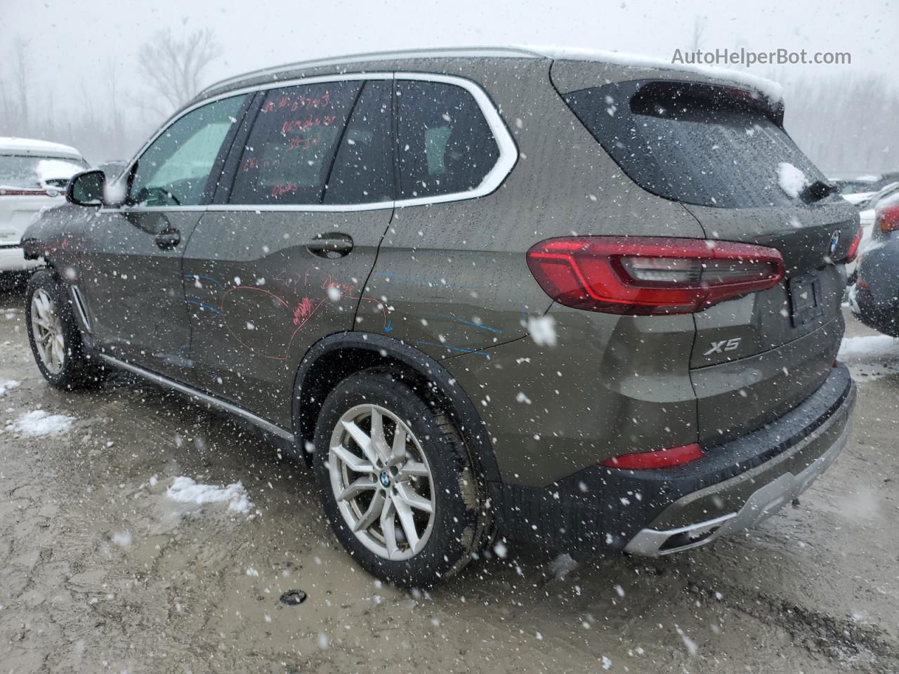 2020 Bmw X5 Xdrive40i Зеленый vin: 5UXCR6C03LLL82527