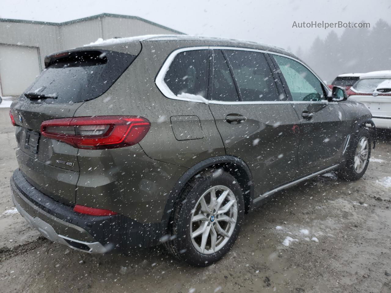 2020 Bmw X5 Xdrive40i Зеленый vin: 5UXCR6C03LLL82527