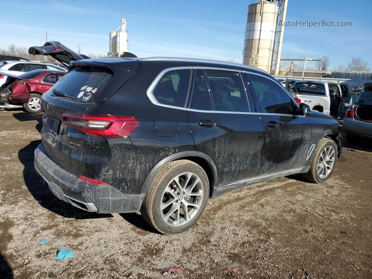 2020 Bmw X5 Xdrive40i Черный vin: 5UXCR6C04L9B30477