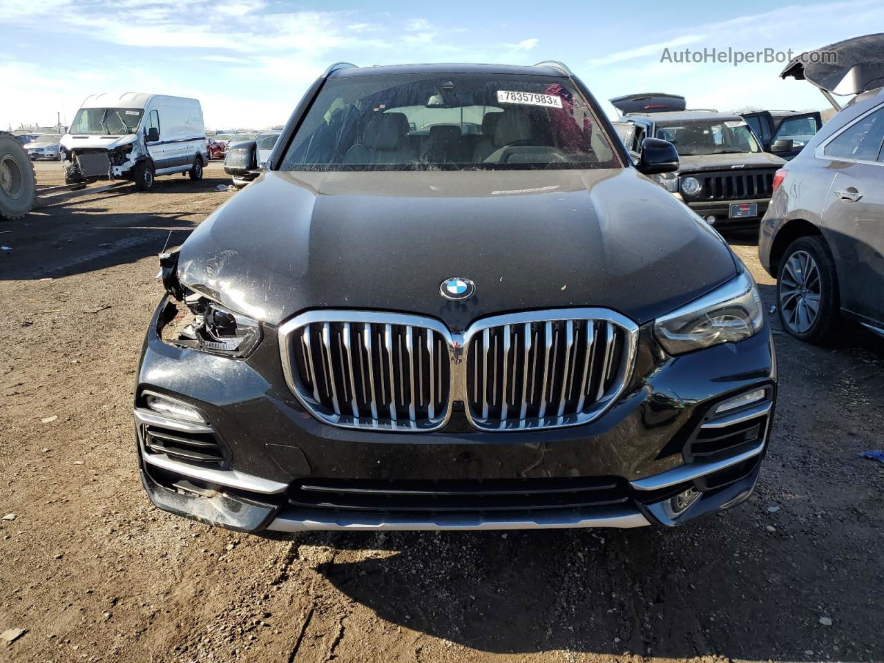 2020 Bmw X5 Xdrive40i Черный vin: 5UXCR6C04L9B30477