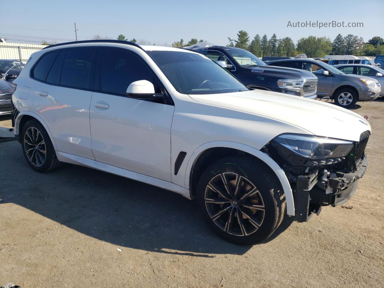 2020 Bmw X5 Xdrive40i White vin: 5UXCR6C04L9B48283