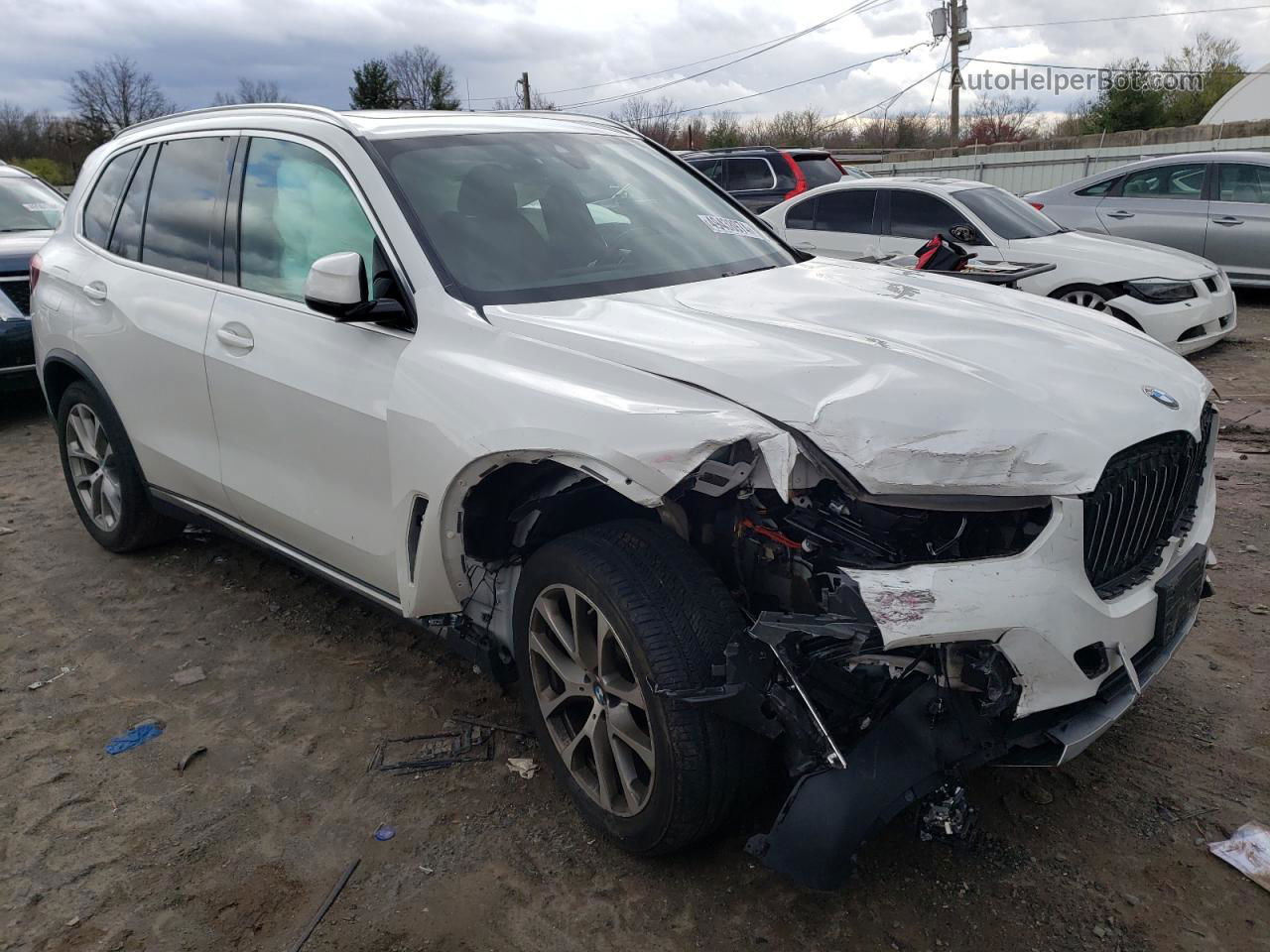 2020 Bmw X5 Xdrive40i White vin: 5UXCR6C04L9B56268